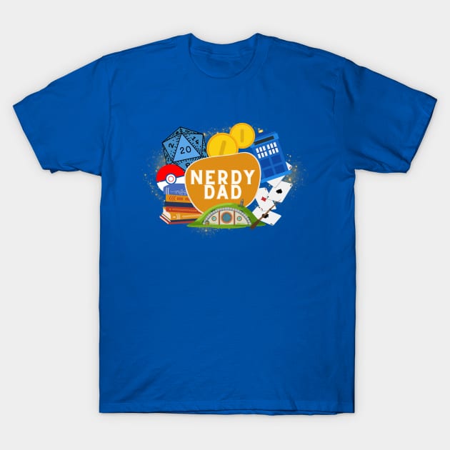 Nerdy Dad T-Shirt by hannahrlin